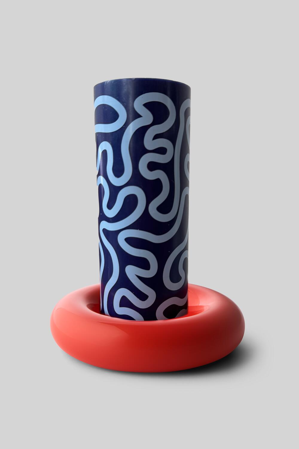 Bob lysestage, rød - large